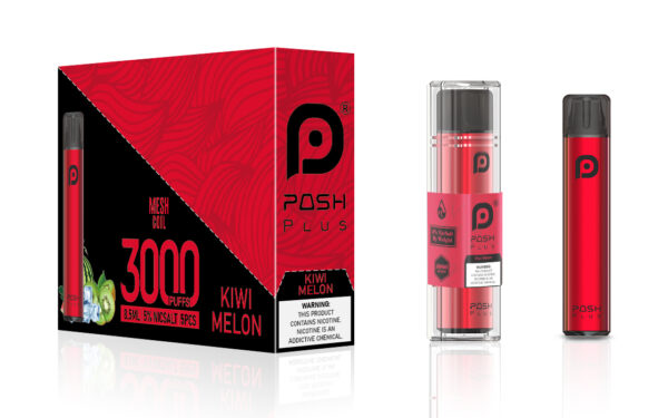 Posh Plus 3000 Kiwi Melon - Disposable Vape Pod