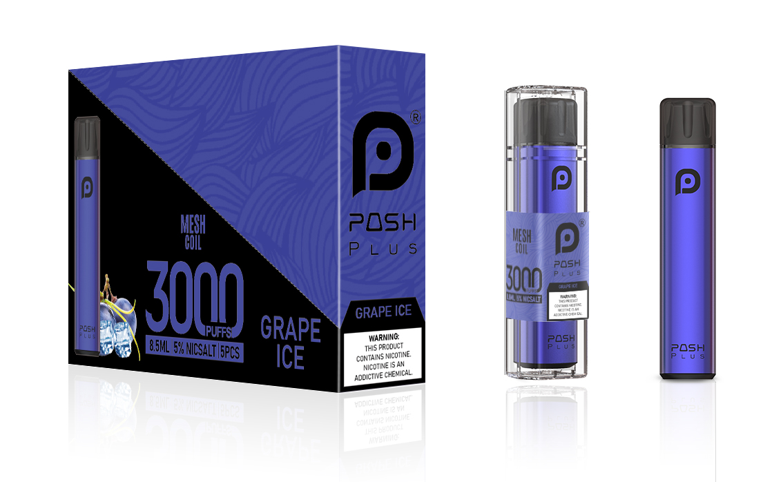 Posh Plus 3000 Grape Ice - 5 in 1