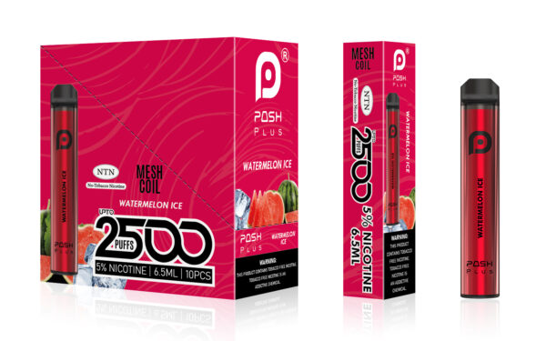Posh Plus 2500 Watermelon Ice
