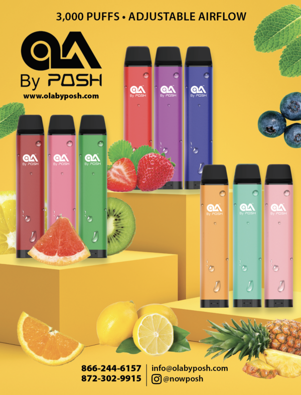 OLA BY POSH - disposable vape devices.