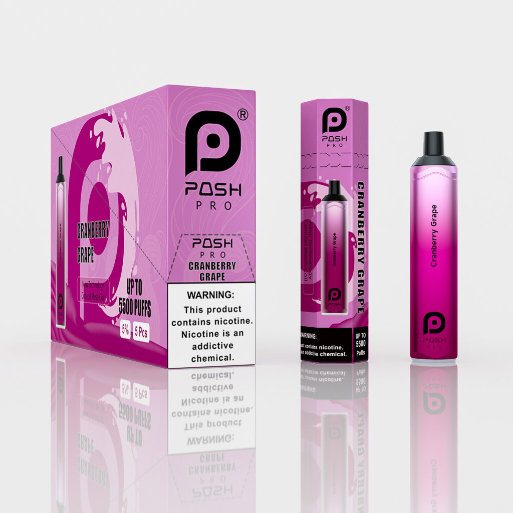 Posh Pro 5500 Cranberry Grape | Buy Vape Pods Kit Online