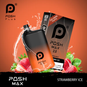 Posh MAX 2.0 Strawberry Ice - Rechargeable Disposable Vape Pod