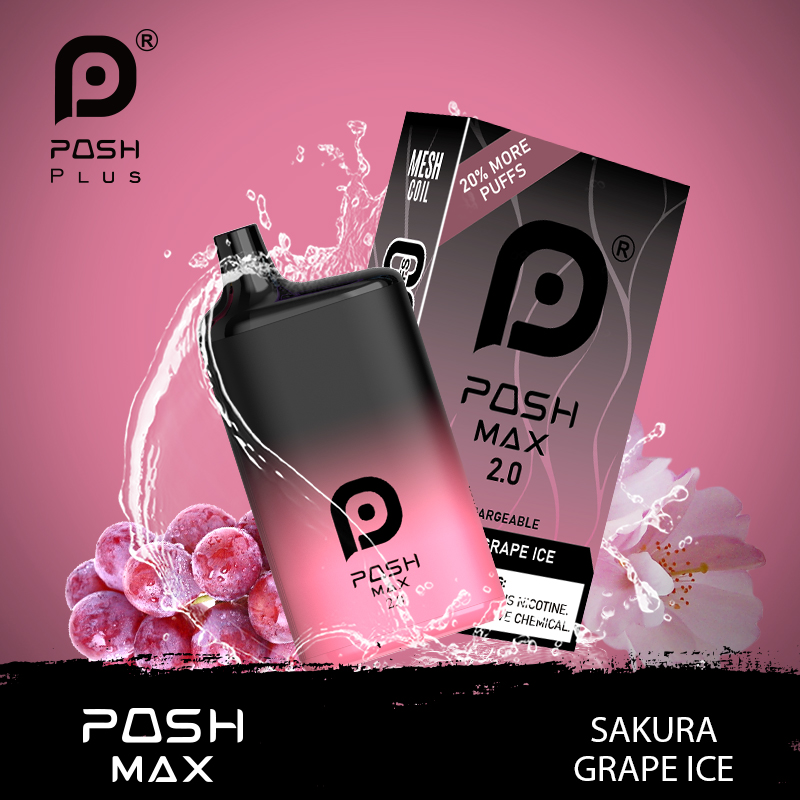 Posh MAX 2.0 Sakura Grape Ice - 5 in 1