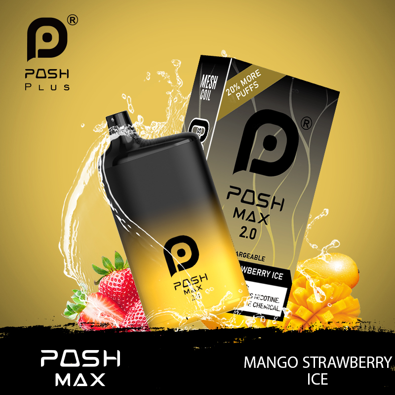 Posh MAX 2.0 Mango Strawberry ice – 5x1 – 70ML/Box
