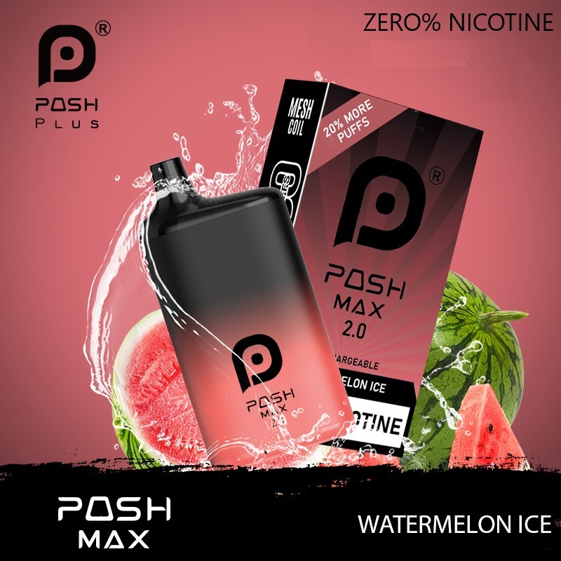 Posh MAX 2.0 Zero Nicotine Watermelon Ice  - 5 in 1