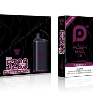 Posh Max 2.0 CHI Edition - Cherry Cola - Rechargeable Disposable Vape