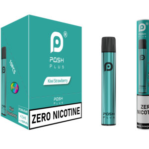 Posh Plus 1500 Zero Nic Kiwi Strawberry -Zero Nicotine Disposable Vape