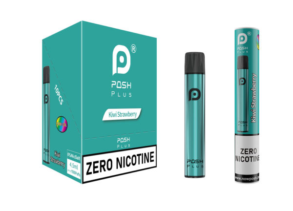 Posh Plus 1500 Zero Nic Kiwi Strawberry -Zero Nicotine Disposable Vape