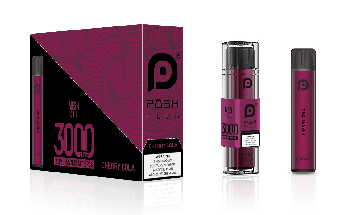 Posh Plus 3000 Cherry Cola Ice – 5x1 – 42.5ML/Box