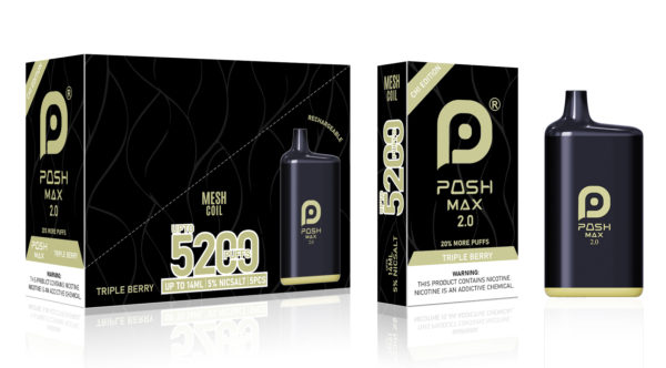 Posh Max 2.0 CHI Edition - Tripple Berry - Rechargeable Disposable Vape