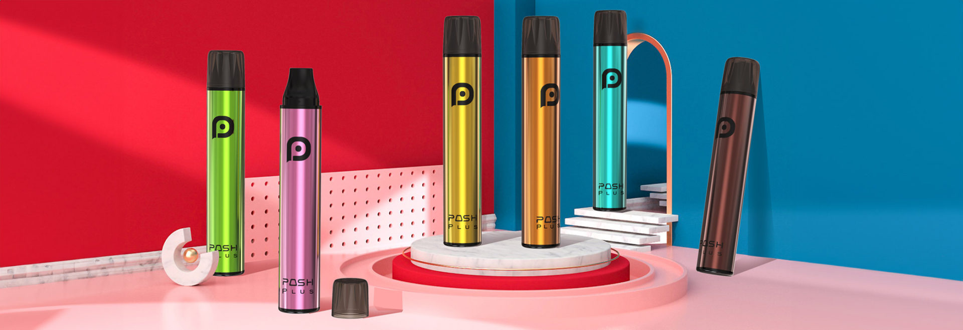 Posh Plus 1500 Puffs Synthetic-Disposable Vape Pens
